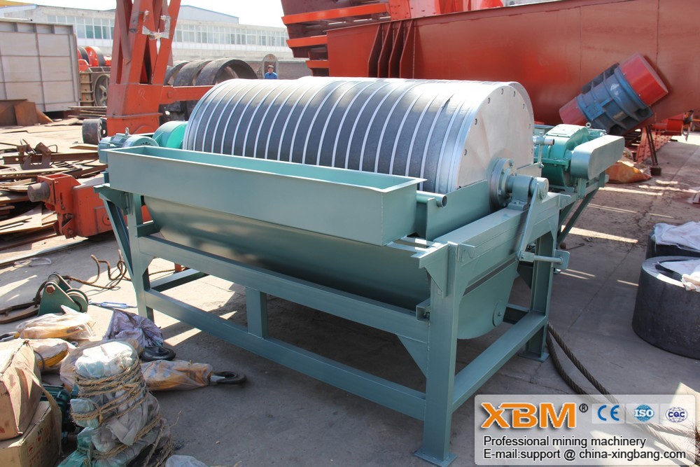 The Wet Magnetic Separator can separate raw materials with different magnetic rigidities. The machine works under the magnetic force and machine force. Magnetic Separators are designed to recover ferromagnetic materials. 